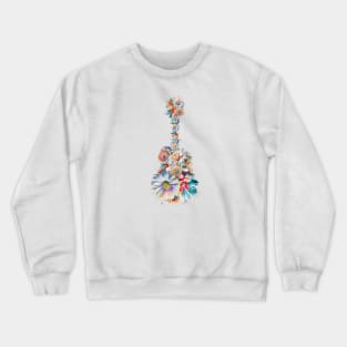 Flower Guitar Crewneck Sweatshirt